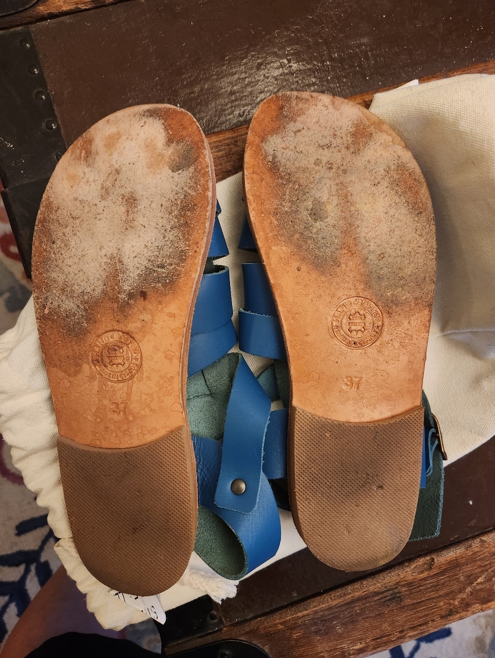 Gardenheir Fisherman Sandals in Blue 37 - Picture 5 of 5